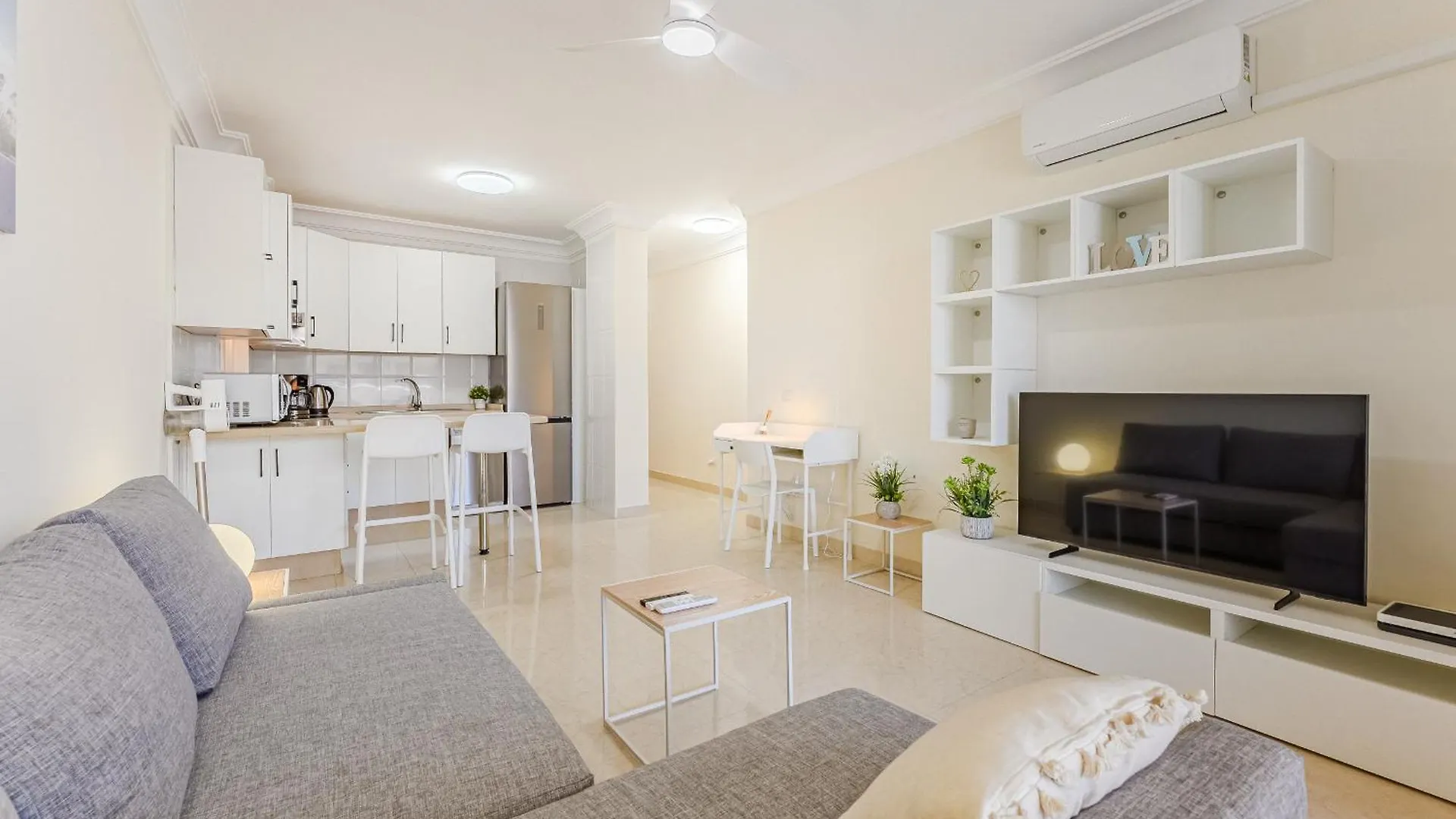 New Sea View Apartment With Terrace In Palm Mar - Arona