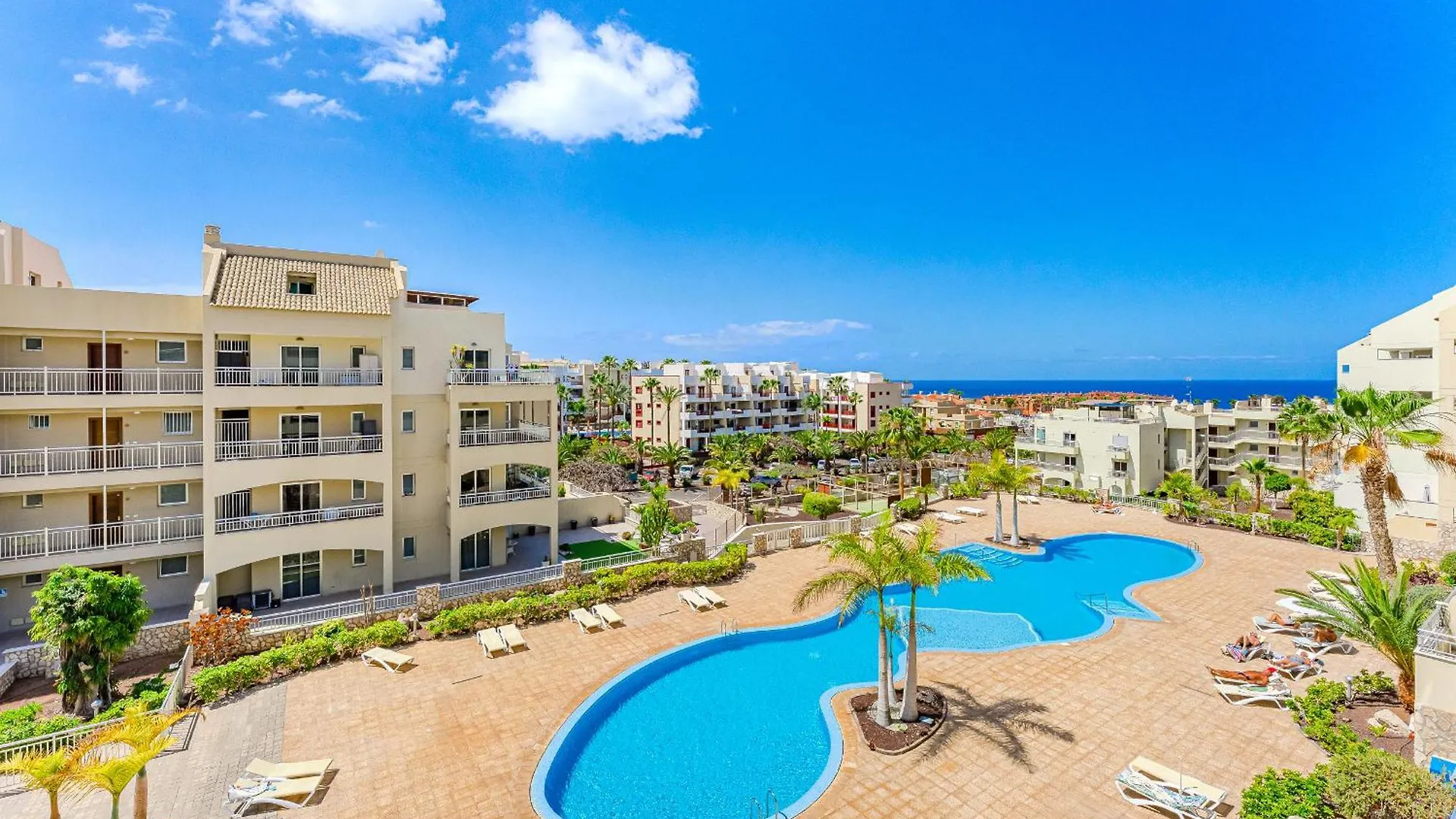 New Sea View Apartment With Terrace In Palm Mar - Arona